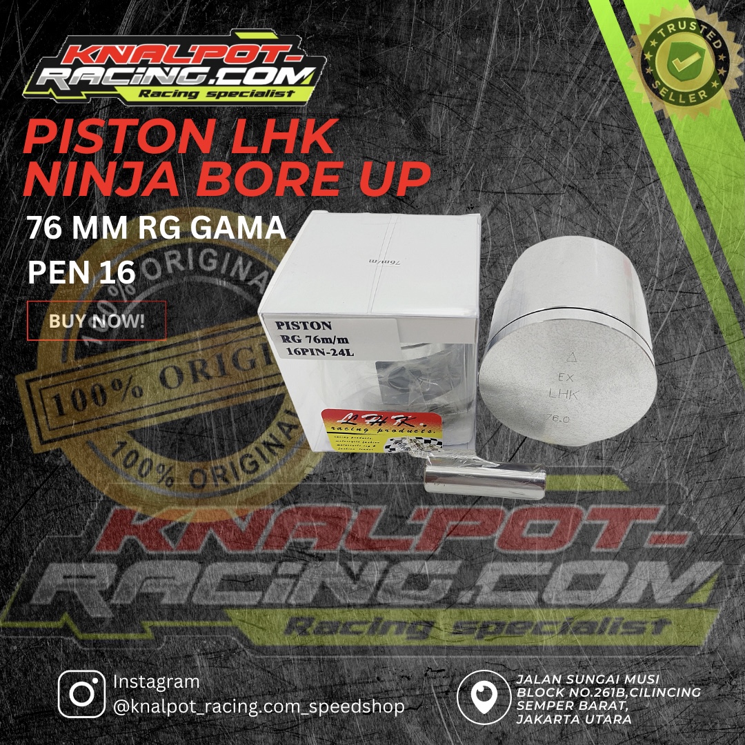 PISTON NINJA BORE UP 76 MM RG GAMA PEN 16